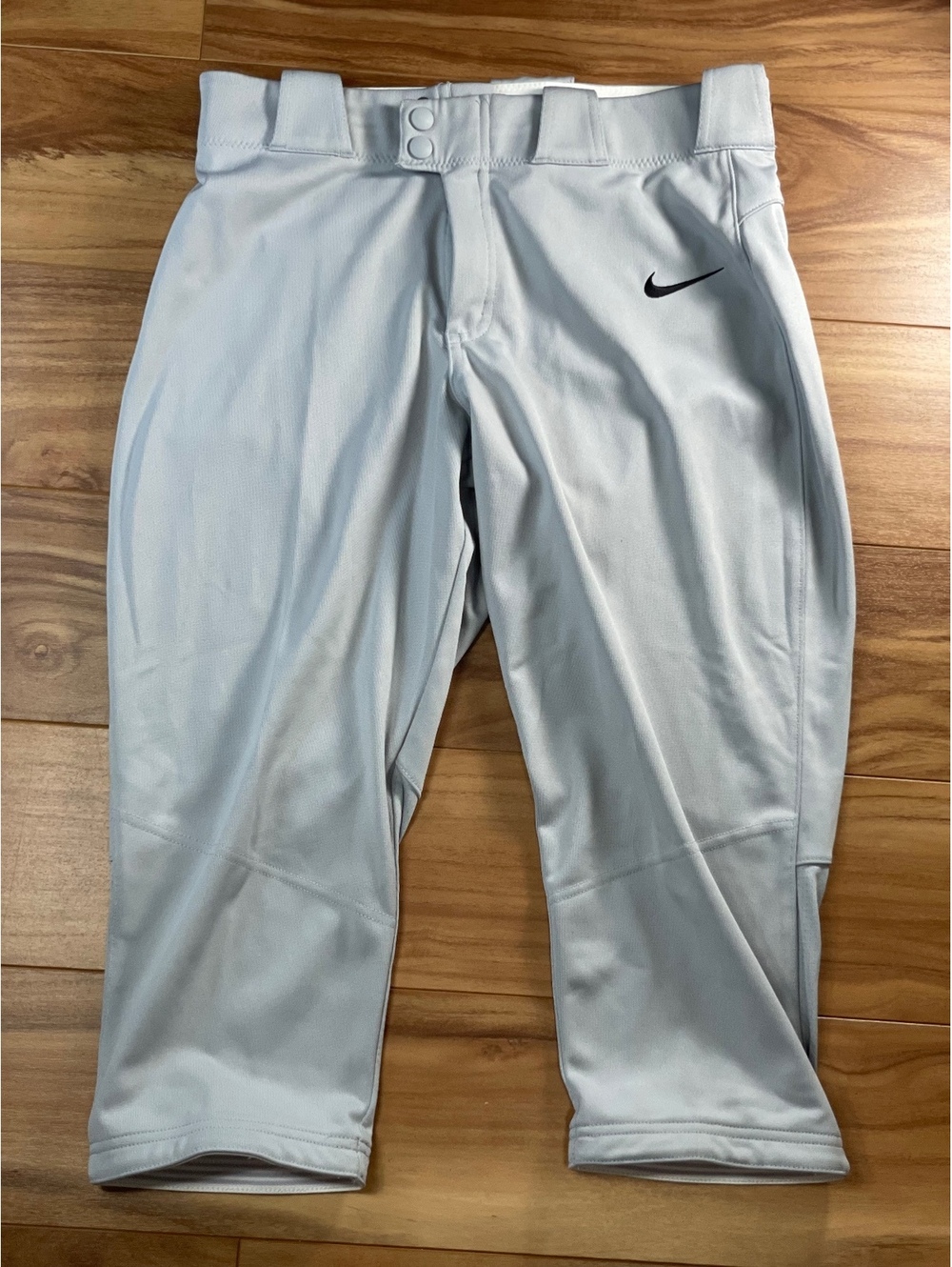 Grey Nike softball pants size medium dri fit never worn vapor breathable travel